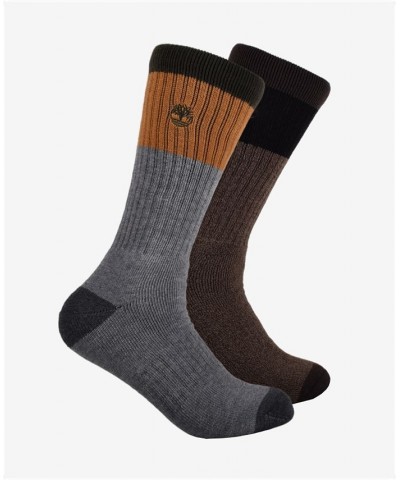 Men's Colorblock Crew Socks, Pack of 2 $11.01 Socks