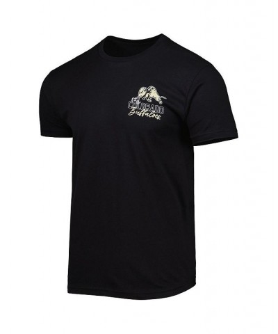 Men's Black Colorado Buffaloes Vintage-Like Through the Years 2-Hit T-shirt $22.94 T-Shirts