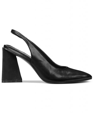 Women's Arrica Slingback Pumps Black $25.39 Shoes