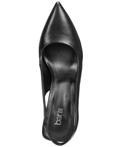 Women's Arrica Slingback Pumps Black $25.39 Shoes