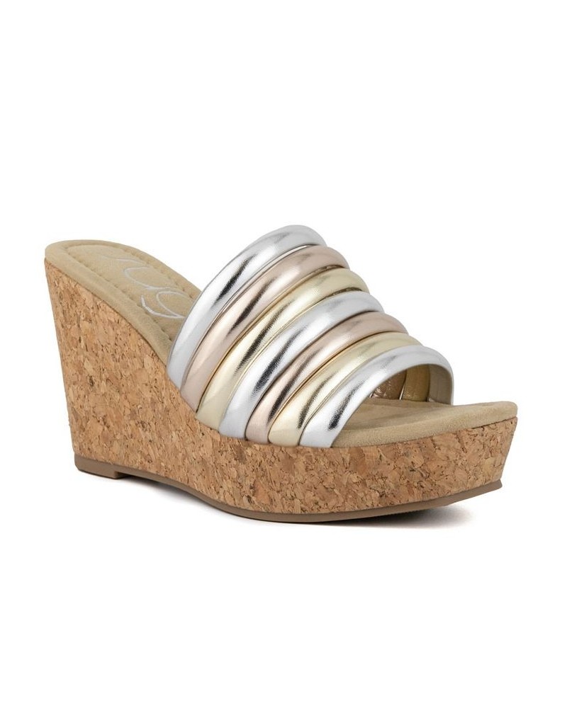 Women's Hero Wedge Sandals Multi $33.00 Shoes