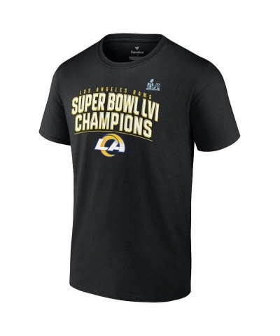 Men's Branded Black Los Angeles Rams Super Bowl LVI Champions Big Tall Schedule T-shirt $20.39 T-Shirts