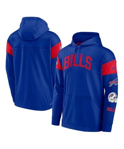 Men's Royal Buffalo Bills Sideline Athletic Arch Jersey Performance Pullover Hoodie $55.00 Sweatshirt