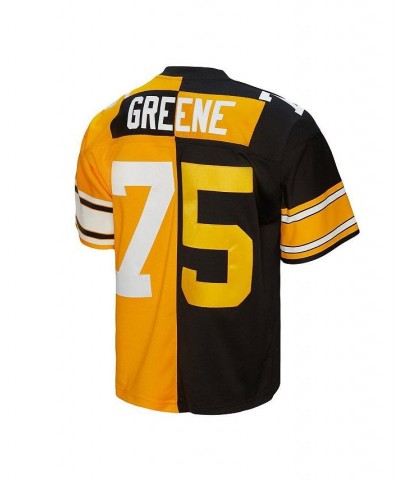 Men's Joe Greene Black, Gold Pittsburgh Steelers 1976 Split Legacy Replica Jersey $72.15 Jersey