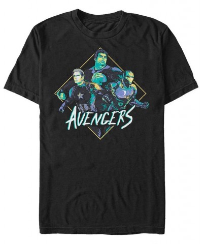 Marvel Men's Avengers Endgame Pop Art The Rad Three Short Sleeve T-Shirt Black $18.54 T-Shirts