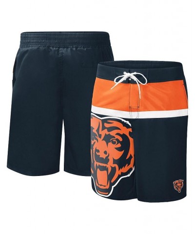 Men's Navy Chicago Bears Sea Wind Swim Trunks $26.65 Swimsuits