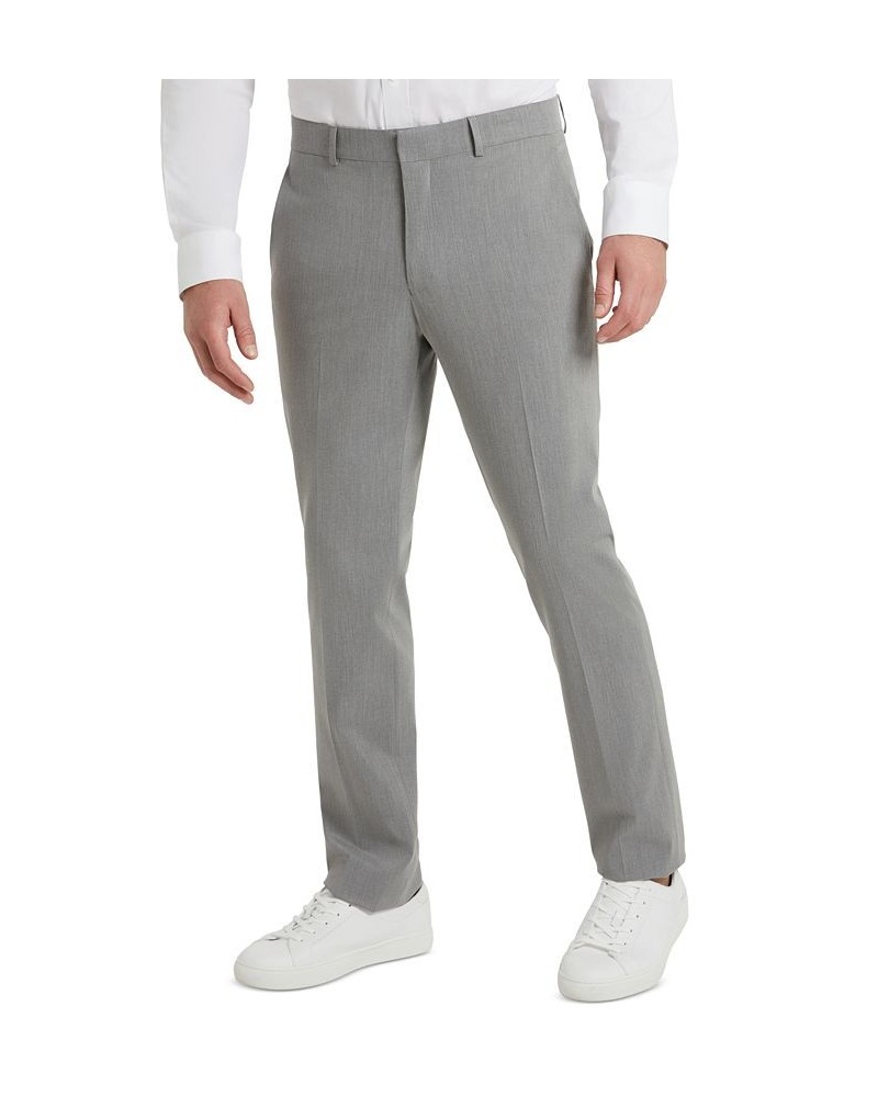 Men's Techni-Cole Suit Separate Slim-Fit Pants Light Grey $25.88 Suits