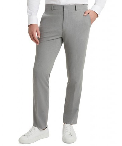 Men's Techni-Cole Suit Separate Slim-Fit Pants Light Grey $25.88 Suits