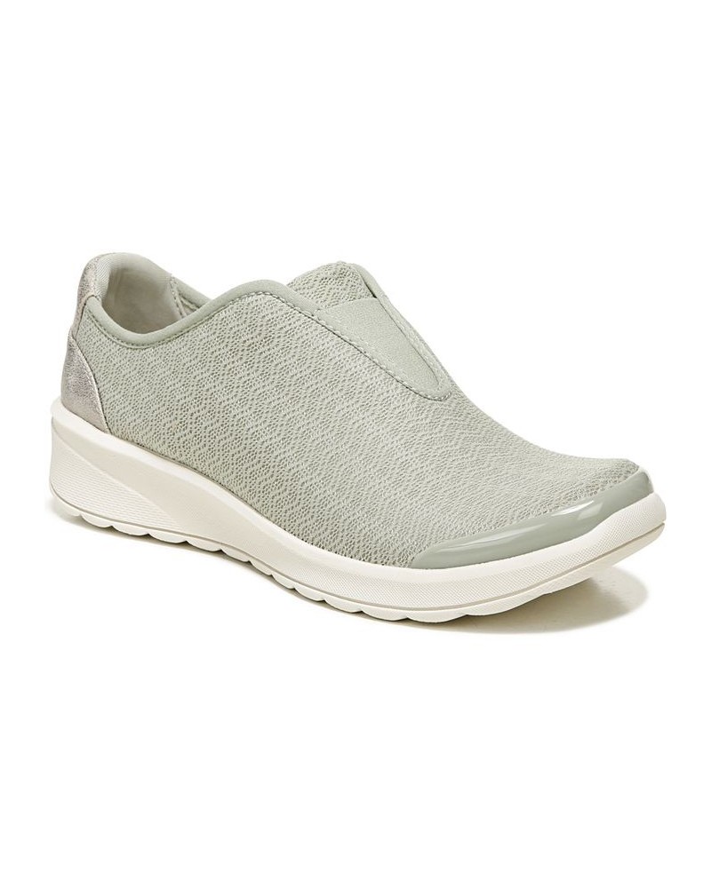 Glory Washable Slip-on Sneakers Green $42.40 Shoes