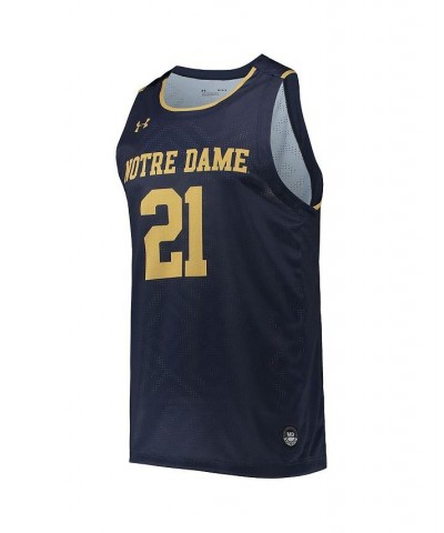 Men's 21 Navy Notre Dame Fighting Irish Alternate Replica Basketball Jersey $40.50 Jersey