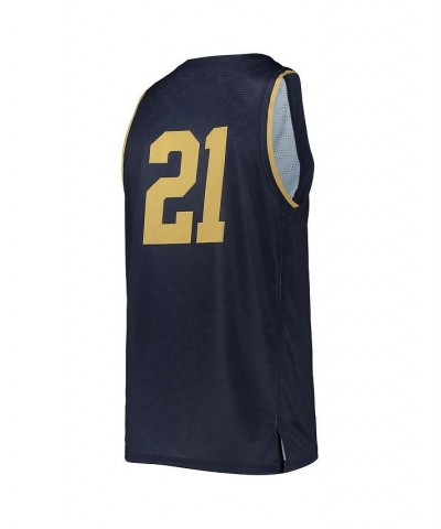 Men's 21 Navy Notre Dame Fighting Irish Alternate Replica Basketball Jersey $40.50 Jersey