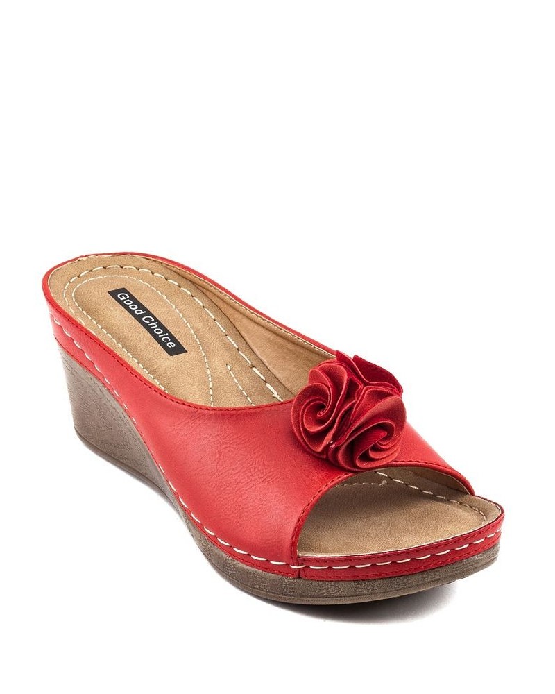 Sydney Wedge Sandal PD04 $45.00 Shoes