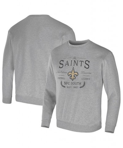 Men's NFL x Darius Rucker Collection by Heather Gray New Orleans Saints Pullover Sweatshirt $31.85 Sweatshirt