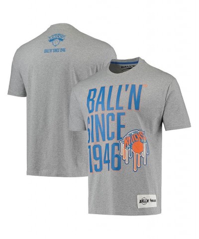 Men's Heather Gray New York Knicks Since 1946 T-shirt $17.33 T-Shirts