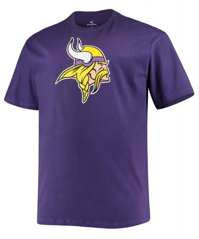 Men's Big and Tall Justin Jefferson Purple Minnesota Vikings Player Name Number T-shirt $21.72 T-Shirts