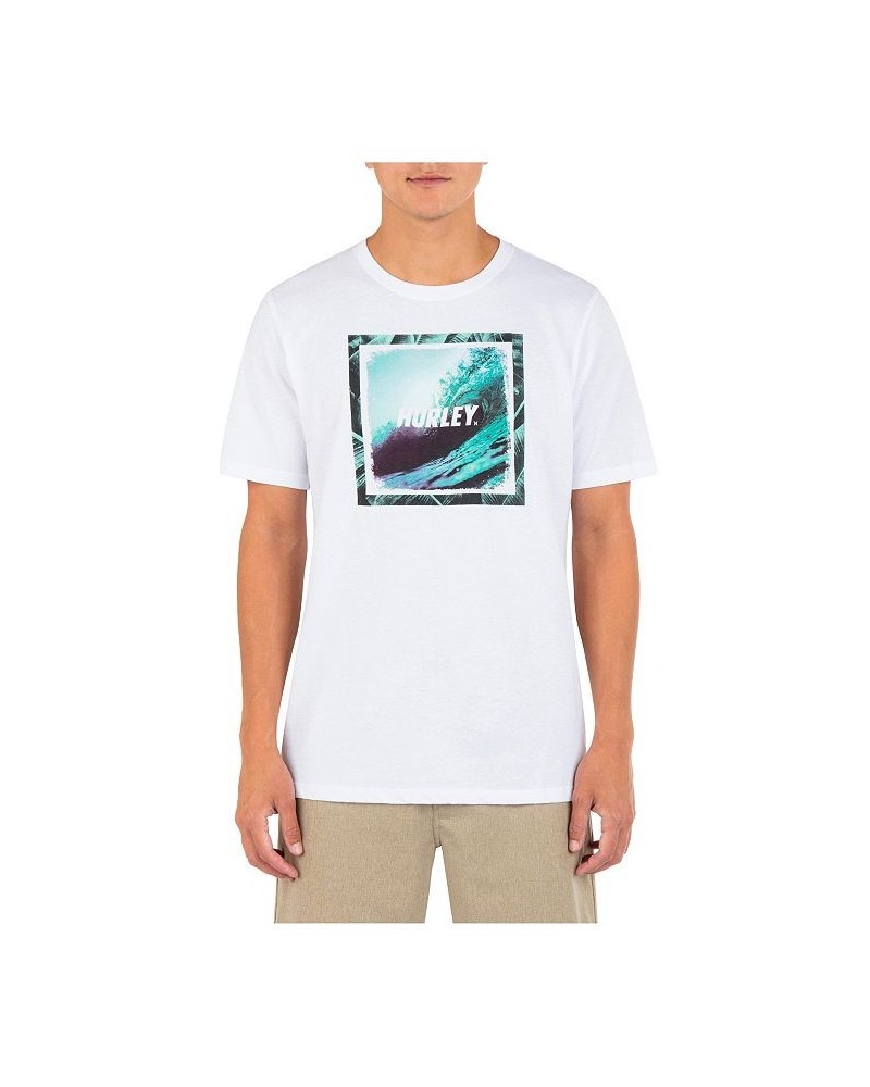 Men's Everyday Wave Hello Short Sleeves T-shirt White $16.23 T-Shirts