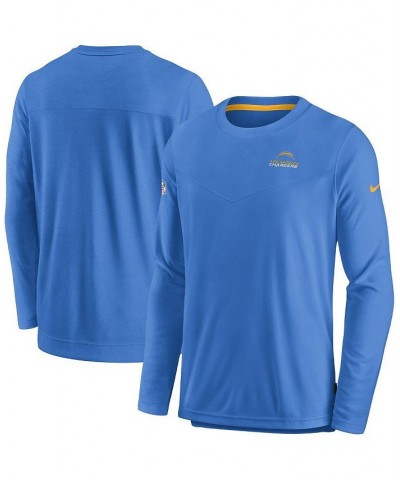 Men's Powder Blue Los Angeles Chargers Lockup Performance Long Sleeve T-shirt $37.40 T-Shirts