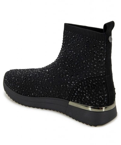 Women's Cameron Jewel High Top Sneakers Black $66.72 Shoes