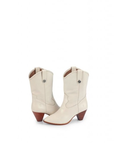 Women's June Western Boot White $108.16 Shoes