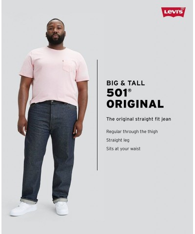 Men's Big & Tall 501 Original Shrink to Fit Jeans Black $33.60 Jeans