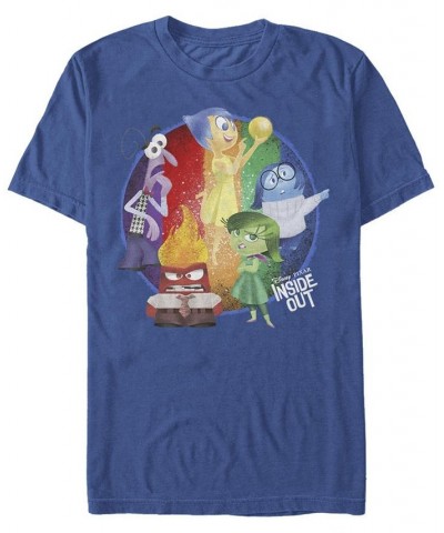 Men's Circle of Friends Short Sleeve Crew T-shirt Blue $18.54 T-Shirts