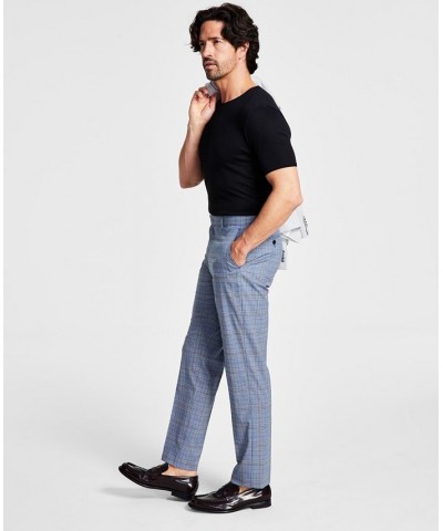 Men's Modern-Fit TH Flex Stretch Plaid Dress Pants PD01 $26.40 Pants