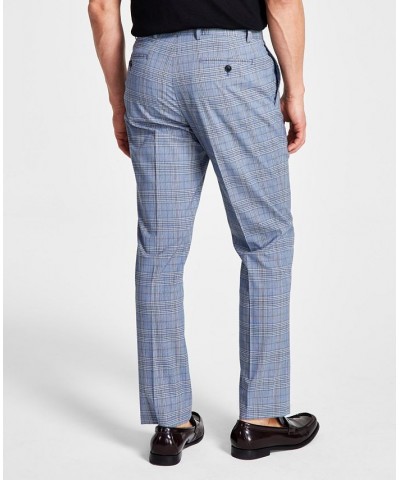 Men's Modern-Fit TH Flex Stretch Plaid Dress Pants PD01 $26.40 Pants