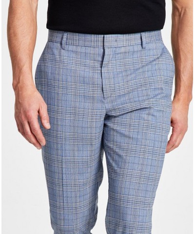 Men's Modern-Fit TH Flex Stretch Plaid Dress Pants PD01 $26.40 Pants