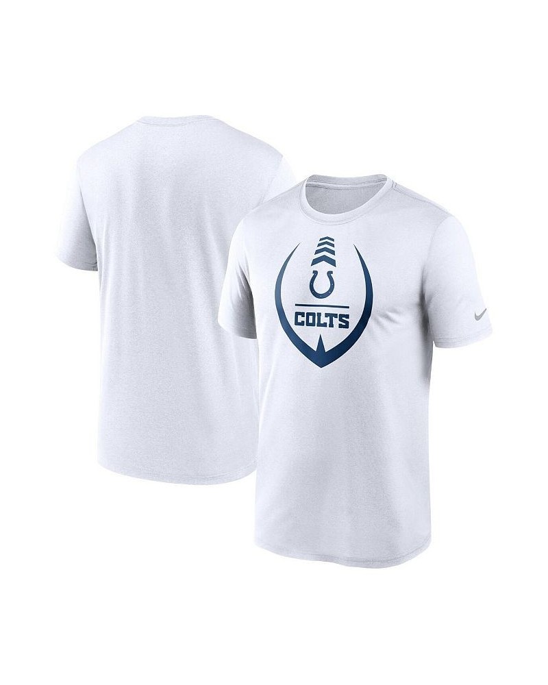 Men's White Indianapolis Colts Icon Legend Performance T-shirt $20.50 T-Shirts