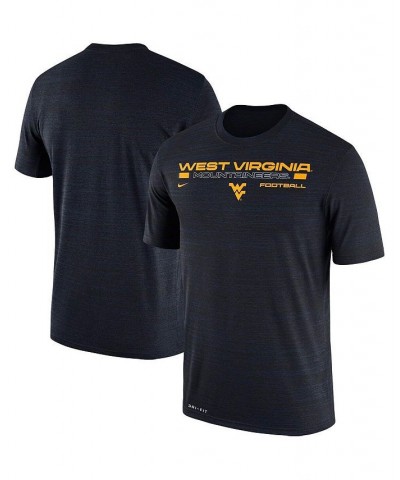 Men's Navy West Virginia Mountaineers Velocity Legend Space-Dye Performance T-shirt $23.50 T-Shirts