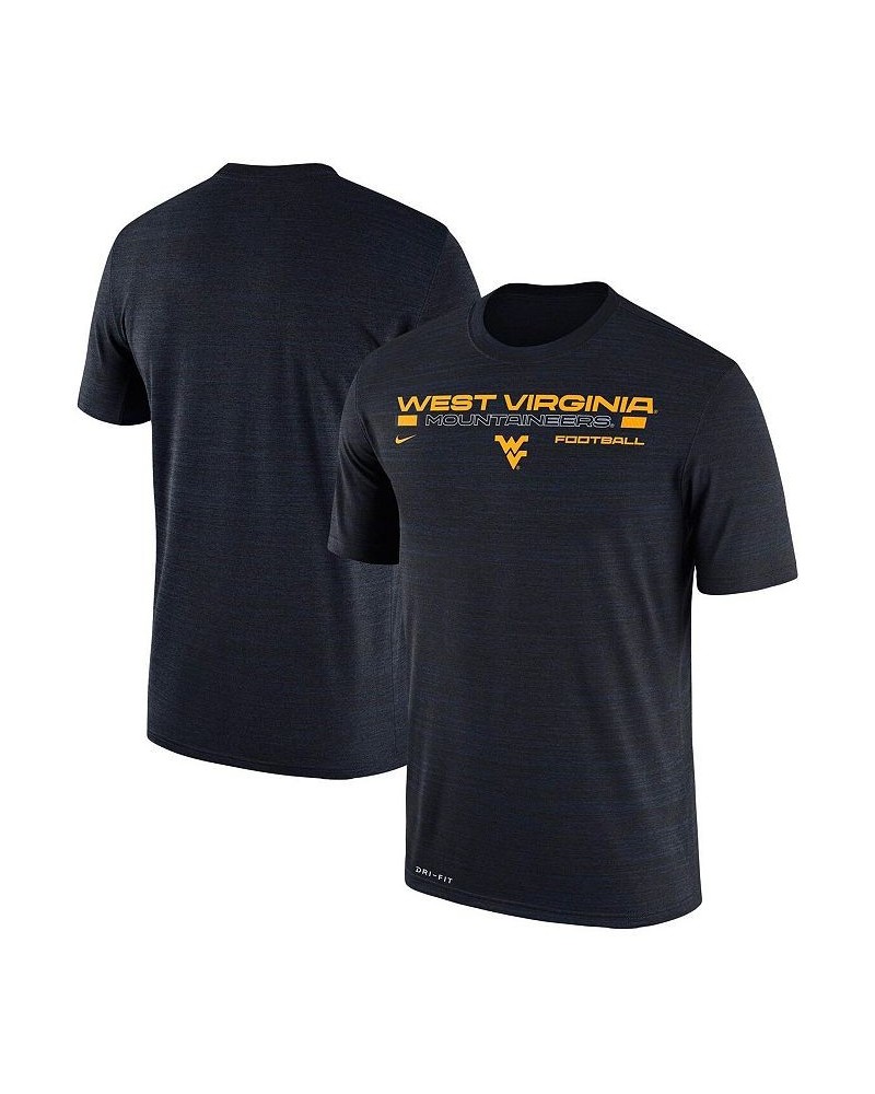 Men's Navy West Virginia Mountaineers Velocity Legend Space-Dye Performance T-shirt $23.50 T-Shirts