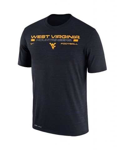 Men's Navy West Virginia Mountaineers Velocity Legend Space-Dye Performance T-shirt $23.50 T-Shirts