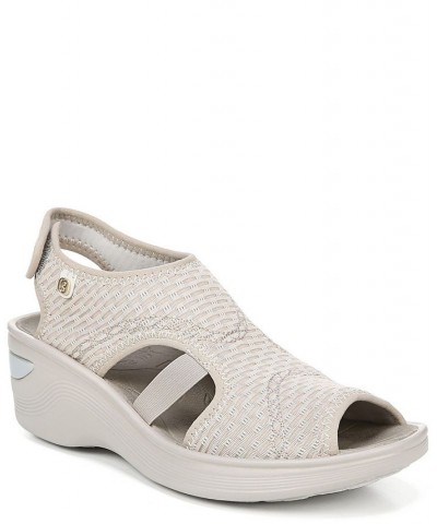 Dream Washable Wedge Sandals Tan/Beige $40.00 Shoes