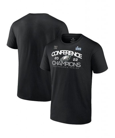 Men's Branded Black Philadelphia Eagles 2022 NFC Champions Shadow Cast T-shirt $19.35 T-Shirts