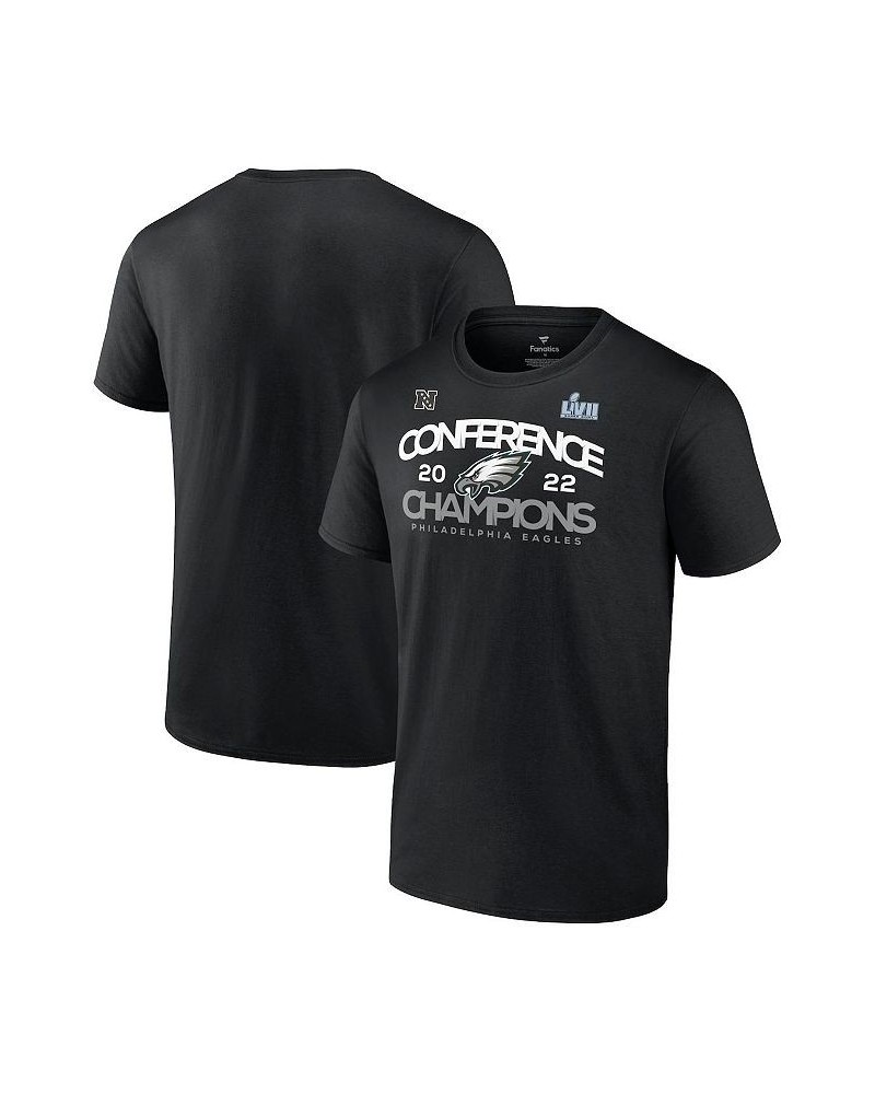 Men's Branded Black Philadelphia Eagles 2022 NFC Champions Shadow Cast T-shirt $19.35 T-Shirts