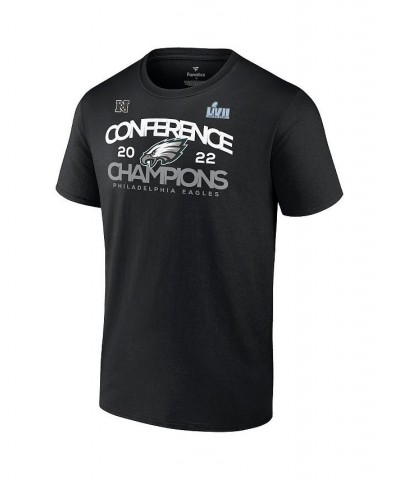 Men's Branded Black Philadelphia Eagles 2022 NFC Champions Shadow Cast T-shirt $19.35 T-Shirts