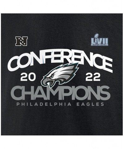 Men's Branded Black Philadelphia Eagles 2022 NFC Champions Shadow Cast T-shirt $19.35 T-Shirts