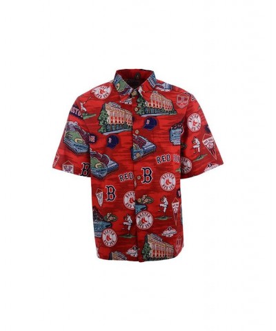 Authentic MLB Apparel Boston Red Sox MLB Men's Scenic Print Short Sleeve Shirt $37.40 T-Shirts