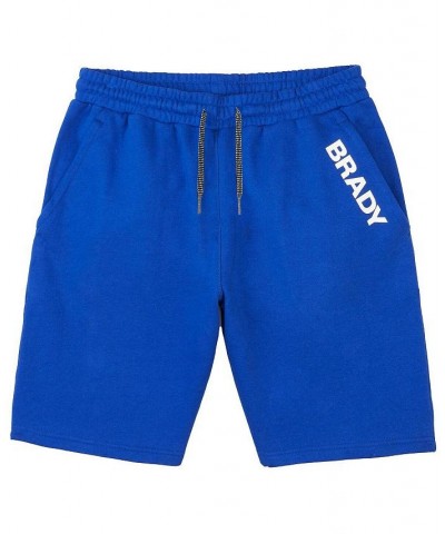 Men's Brady Blue Wordmark Fleece Shorts $35.25 Shorts