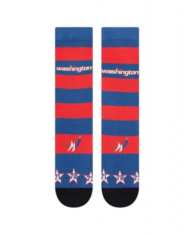 Men's Blue Washington Wizards 2021/22 City Edition Crew Socks $9.66 Socks