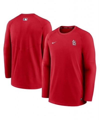 Men's Red St. Louis Cardinals Authentic Collection Logo Performance Long Sleeve T-shirt $45.00 T-Shirts