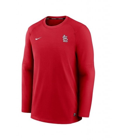 Men's Red St. Louis Cardinals Authentic Collection Logo Performance Long Sleeve T-shirt $45.00 T-Shirts