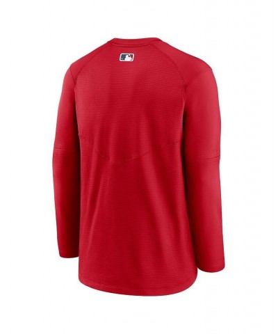 Men's Red St. Louis Cardinals Authentic Collection Logo Performance Long Sleeve T-shirt $45.00 T-Shirts