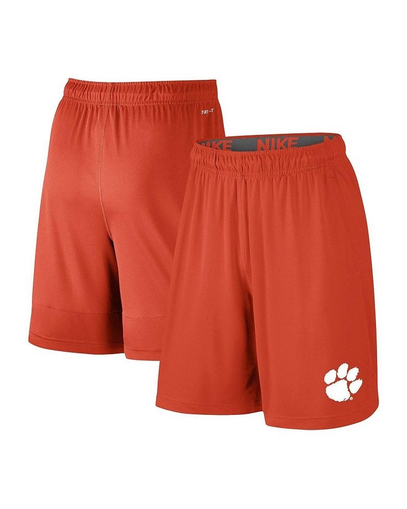 Men's Orange Clemson Tigers College Primary Logo 2.0 Fly Performance Shorts $28.59 Shorts