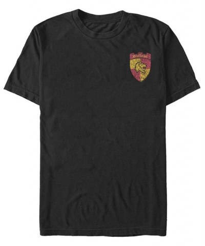 Men's Gryffindor Shield Short Sleeve Crew T-shirt Black $19.94 T-Shirts