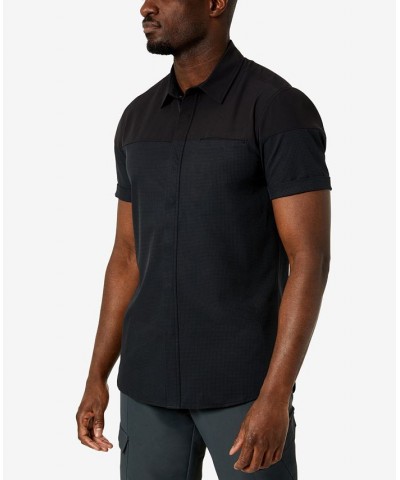 Men's Performance Short-Sleeve Sportshirt Black $21.12 Shirts