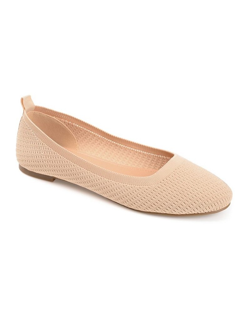 Women's Maryann Flats Tan/Beige $30.80 Shoes