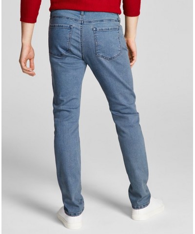 Men's Landis Slim-Fit Stretch Denim Jeans Blue $15.88 Jeans