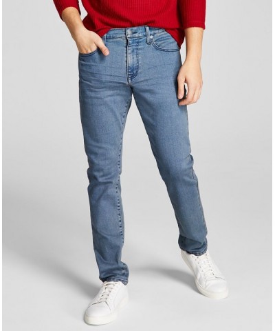 Men's Landis Slim-Fit Stretch Denim Jeans Blue $15.88 Jeans