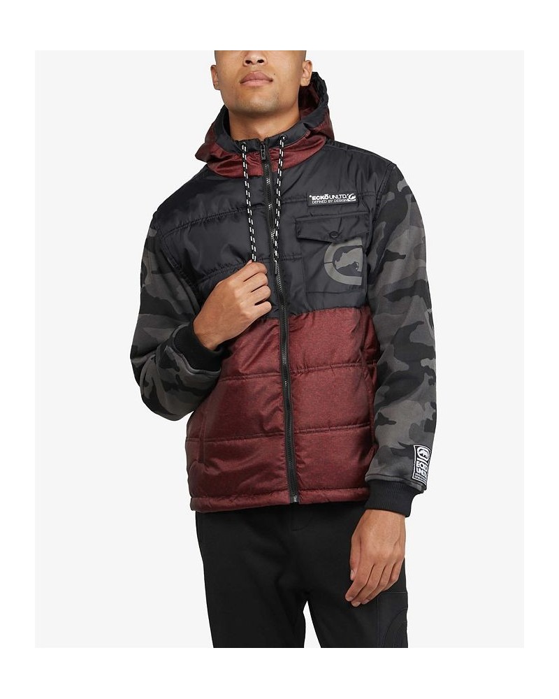 Men's Top Heavy Hybrid Jacket Red $40.18 Jackets